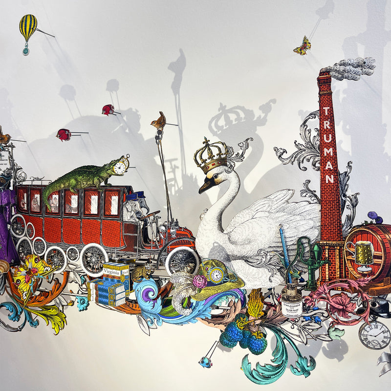 The London Skyline – Kettir og Kóngar - 3D Artwork