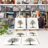 Four Season Tree - Vor  - Art Print - Kristjana S Williams Studio