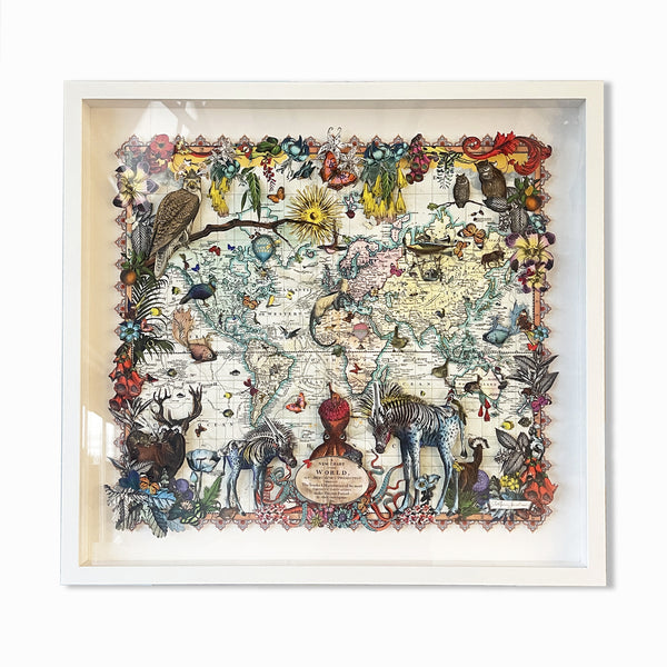 Navigators of the World - Zebra - 3D Hybrid Artwork