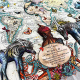 Navigators of the World - Zebra - 3D Hybrid Artwork