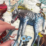 Navigators of the World - Zebra - 3D Hybrid Artwork