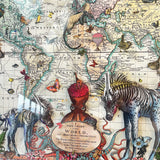 Navigators of the World - Zebra - 3D Hybrid Artwork