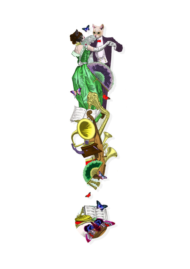 Letter Spectrum Bokstafir - A5 size - Art Print - Kristjana S Williams Studio