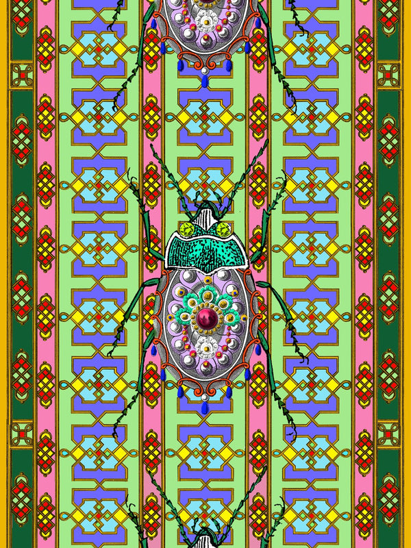 Geo Bejeweled Bjollur Wallpaper - Kristjana S Williams Studio