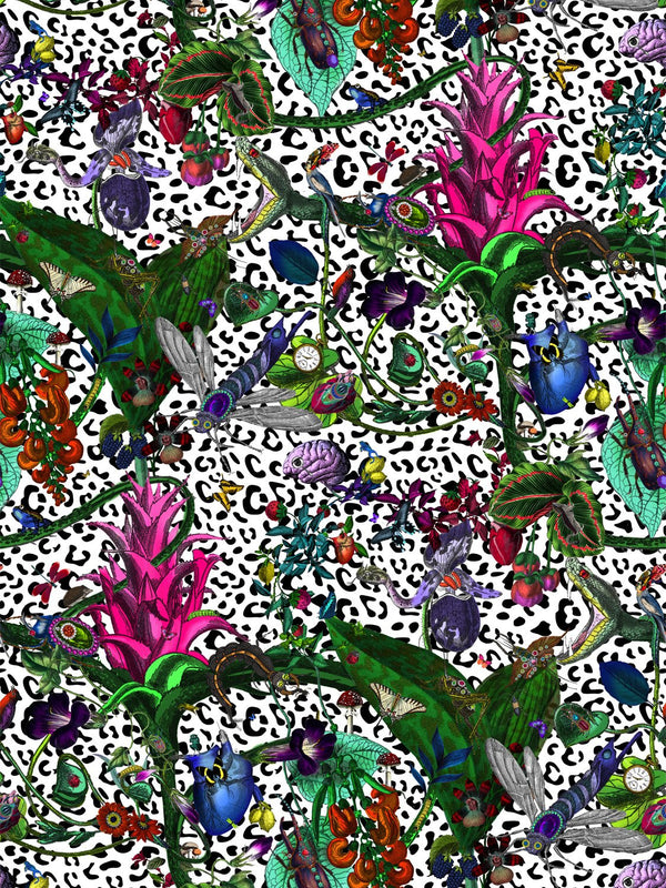 Blomlegi Cave Wallpaper - Leopard - Kristjana S Williams Studio