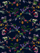 Ofinn Thorn Wallpaper - Midnight Blue - Kristjana S Williams Studio