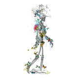 Ad moldu skaltu verda - Drifting Skeleton white - Art Print - Kristjana S Williams Studio