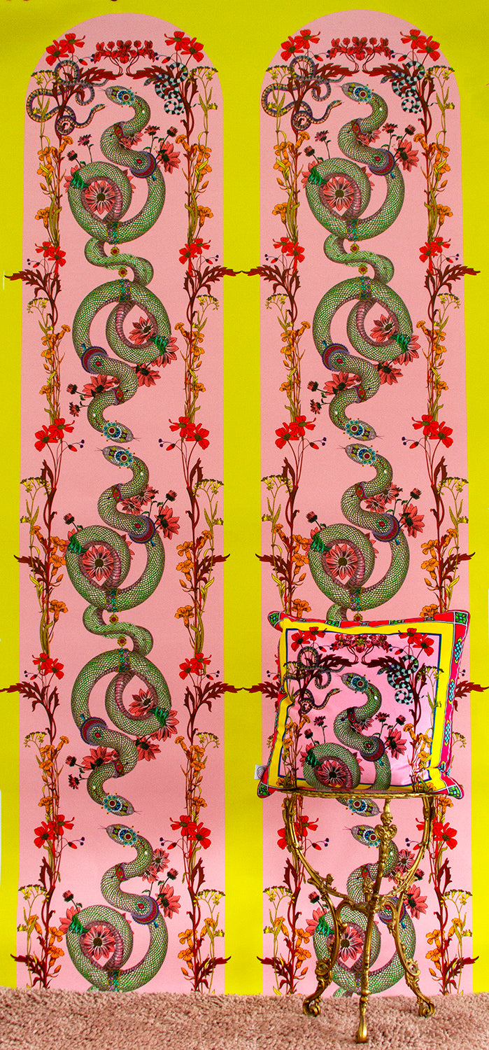 Adorned Snakar Wallpaper - Kristjana S Williams Studio
