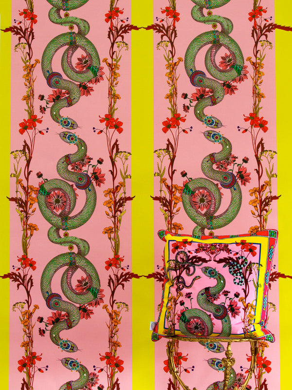 Adorned Snakar Wallpaper - Kristjana S Williams Studio