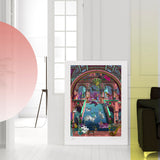 Al Chiuso Staircase - Dyra Dwelling - Art Print - Kristjana S Williams Studio