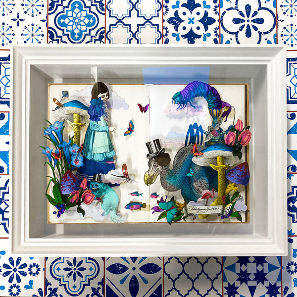 Clouds in Wonderland - Original Artwork 2023 - Kristjana S Williams Studio