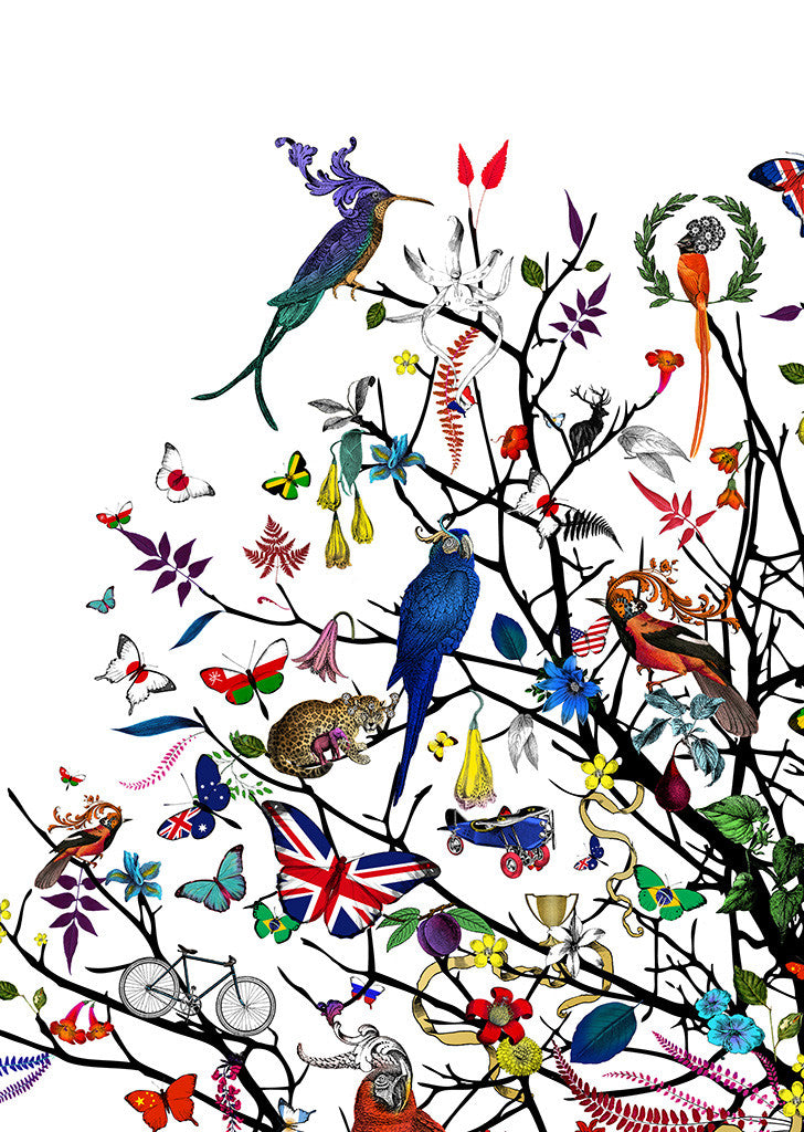 Althjodlegt Tre - International tree - Art Print - Kristjana S Williams Studio