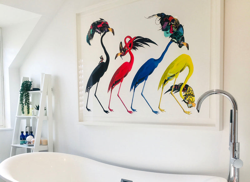Andy Audebon Primary - Art Print - Kristjana S Williams Studio