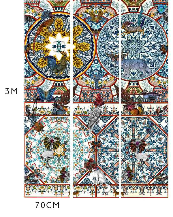 Animal Tile Wallpaper - Kristjana S Williams Studio