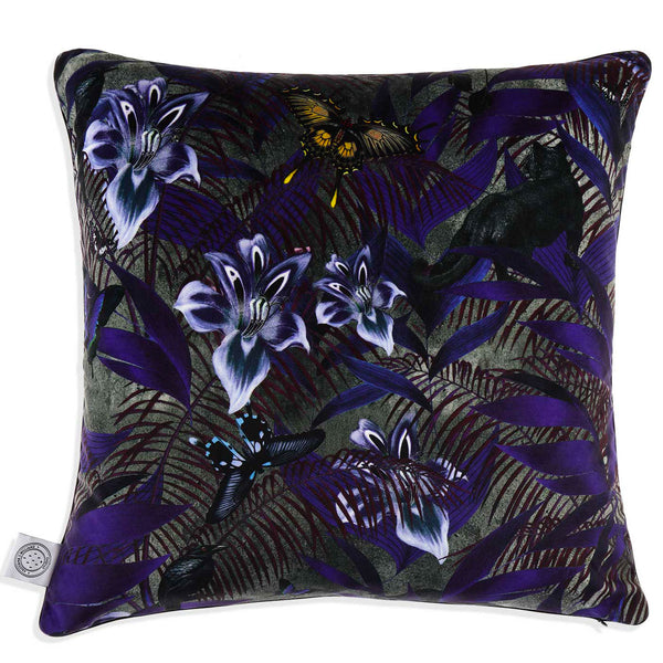 Blue Palms Cushion - Kristjana S Williams Studio