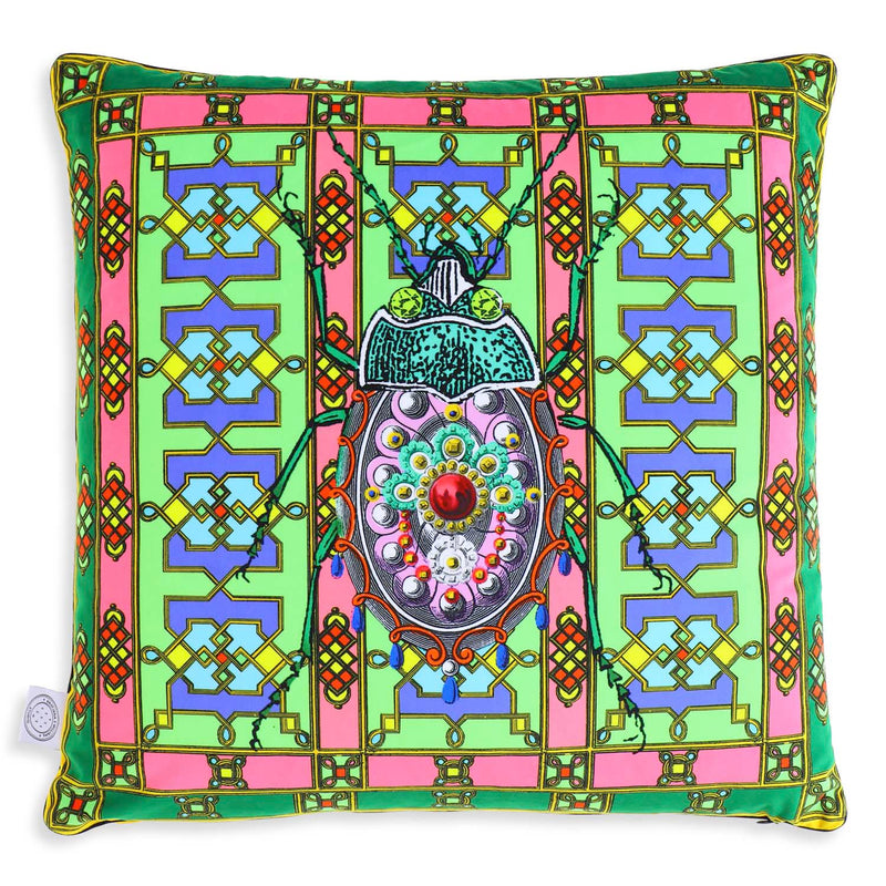 Bejewelled Bjollur Cushion - Pink - Kristjana S Williams Studio