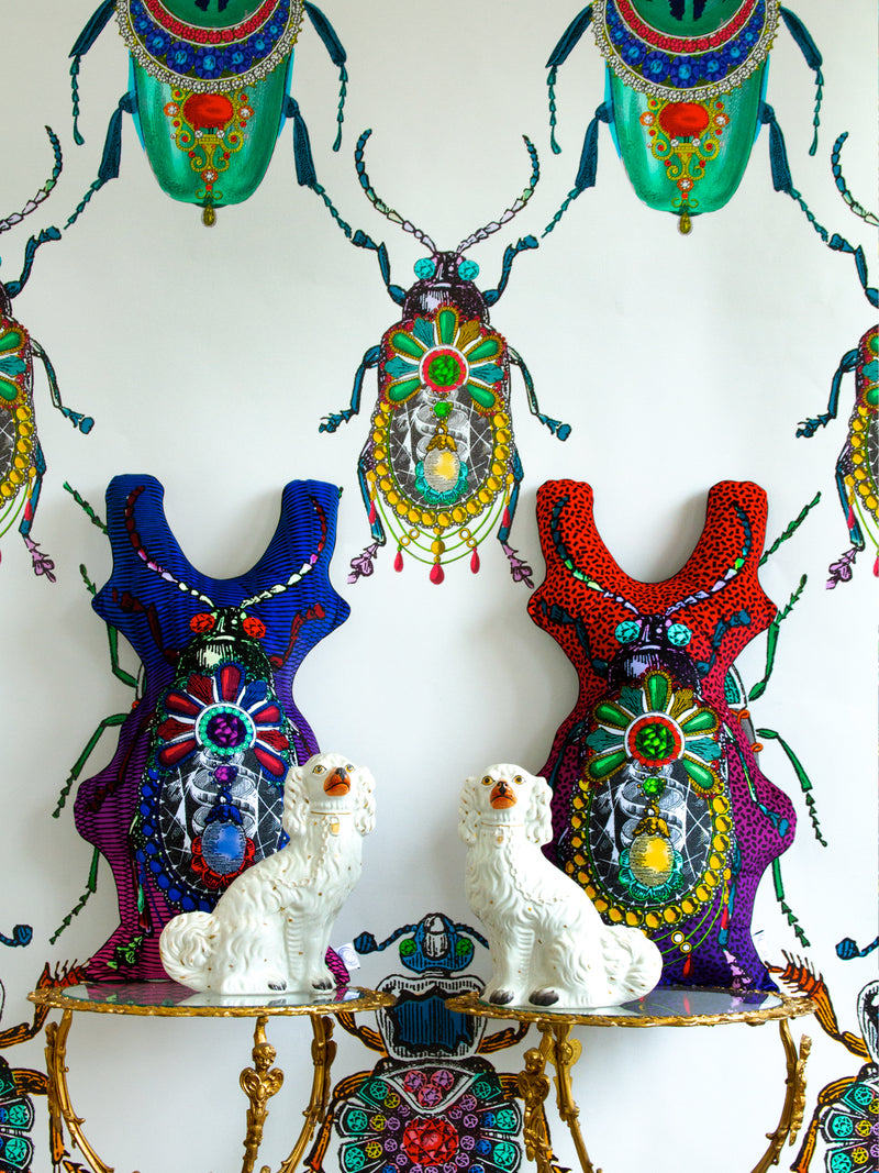 Bejewelled Bjollur Wallpaper - Off White - Kristjana S Williams Studio