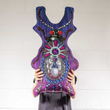 Bejewelled Bjollur Cobalt Blue - Shaped Cushion - Kristjana S Williams Studio