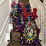 Bejewelled Bjollur Golden - Shaped Cushion - Kristjana S Williams Studio