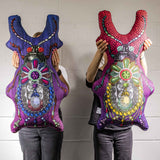 Bejewelled Bjollur Golden - Shaped Cushion - Kristjana S Williams Studio
