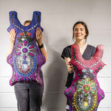 Bejewelled Bjollur Golden - Shaped Cushion - Kristjana S Williams Studio