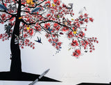 Bleika Sakura Candy Floss Tree - Art Print - Kristjana S Williams Studio