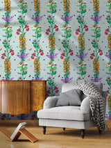 Bloma Stripe Wallpaper - Dusky - Kristjana S Williams Studio