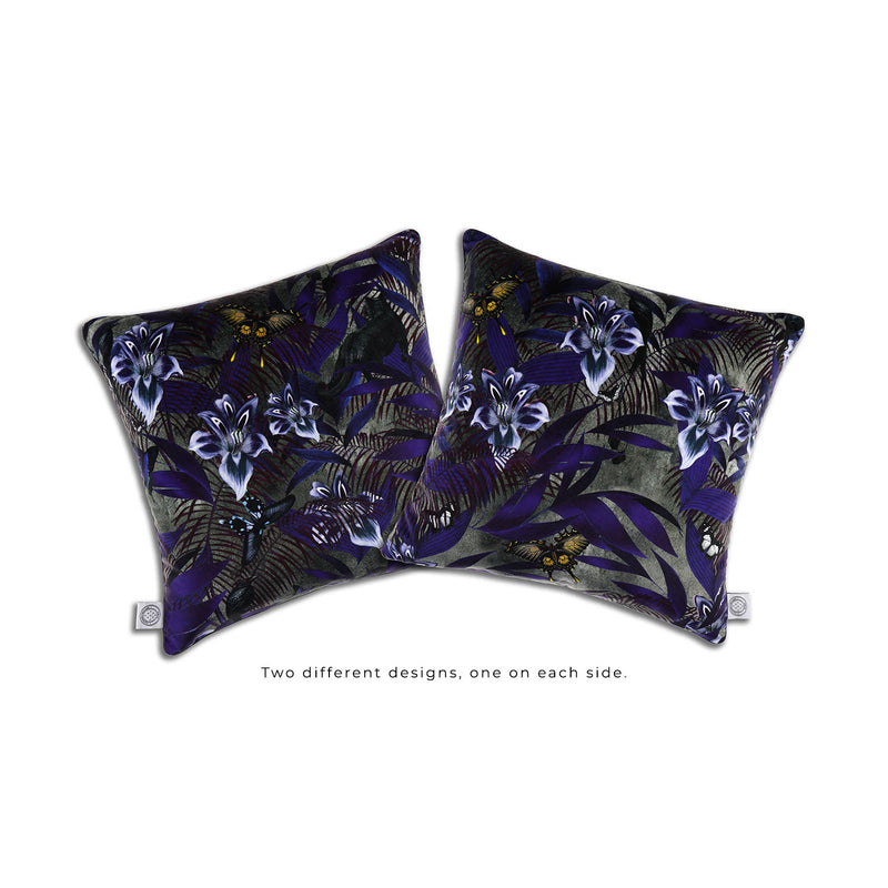 Blue Palms Cushion - Kristjana S Williams Studio