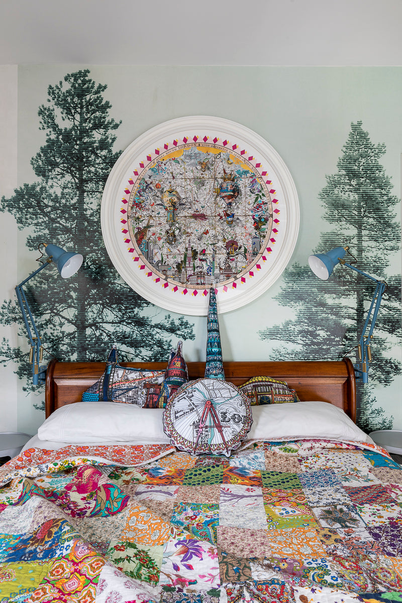 Royal Albert Hall - Shaped Cushion - Kristjana S Williams Studio
