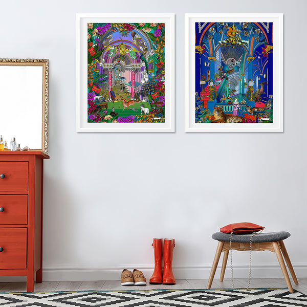 Tea in the Palace - Art print Collection - Kristjana S Williams Studio