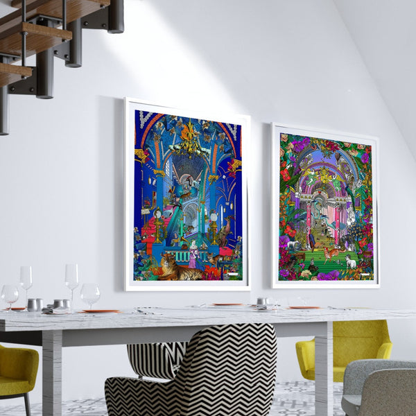 Tea in the Palace - Art print Collection - Kristjana S Williams Studio