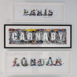 London & Paris Letur - Art Print Collection - Kristjana S Williams Studio