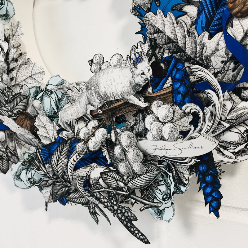 Christmas Wreath 2020 - Svanir & Fox - Kristjana S Williams Studio
