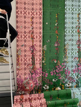 Climbing Villiblom Wall Mural - Shell - Kristjana S Williams Studio
