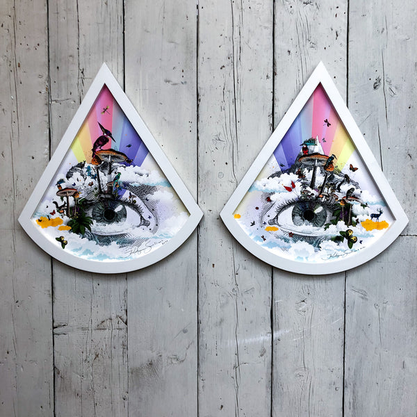 Eg se tig - Rainbow eyed - Art Print Collection - Kristjana S Williams Studio