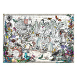 Eldgamla Isafold - Fannhvitt Iceland Map - Art Print - Kristjana S Williams Studio