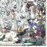 Eldgamla Isafold - Fannhvitt Iceland Map - Art Print - Kristjana S Williams Studio