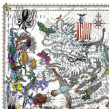 Eldgamla Isafold - Fannhvitt Iceland Map - Art Print - Kristjana S Williams Studio