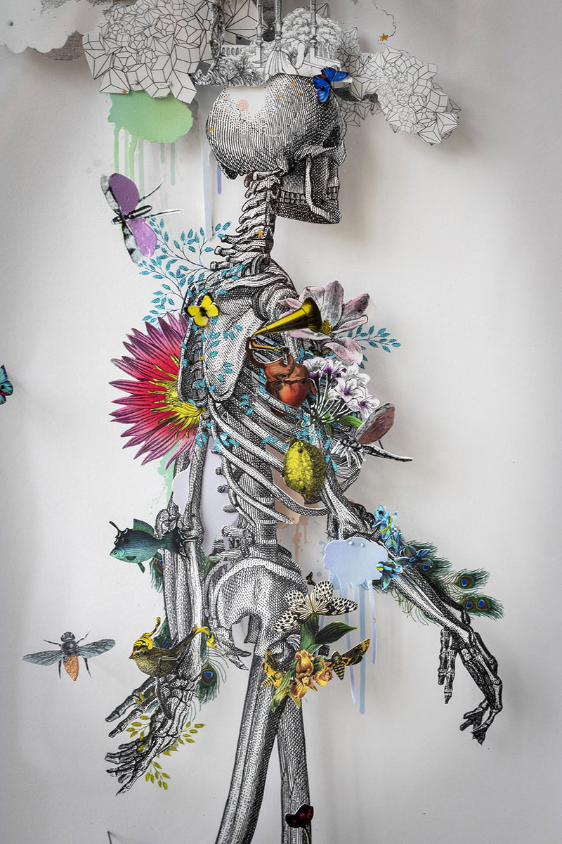 Ferðamannagrind - Drifting Skeleton - Original Artwork Series 2021 - Kristjana S Williams Studio
