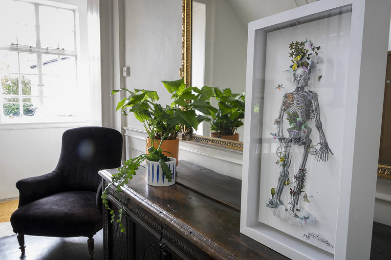 Ferðamannagrind - Still Skeleton - Original Artwork Series 2021 - Kristjana S Williams Studio