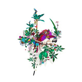 Flora & Fauna Lear - Neon White - Art Print - Kristjana S Williams Studio