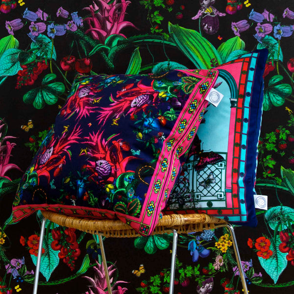 Garden View Dusk Cushion - Kristjana S Williams Studio