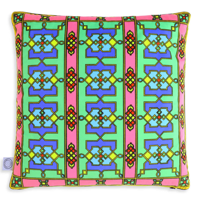 Geo Bejewelled Cushion - Pink - Kristjana S Williams Studio