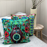 Geo Bejewelled Cushion - Pink - Kristjana S Williams Studio