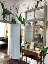Giant Ostrich Green Botanical Wall Mural - Kristjana S Williams Studio