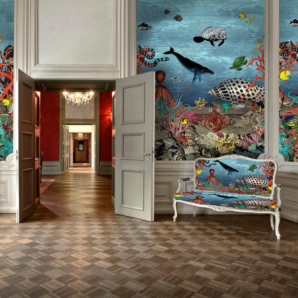 The Great Barrier Reef Wall Mural - Kristjana S Williams Studio