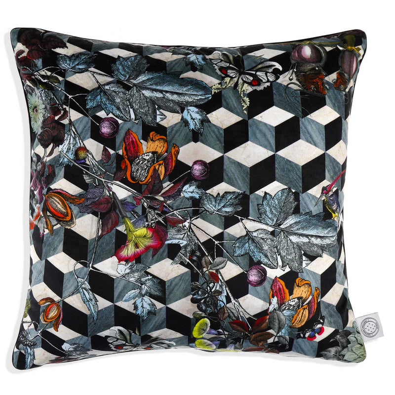 Hexagon Floral Cushion - Kristjana S Williams Studio
