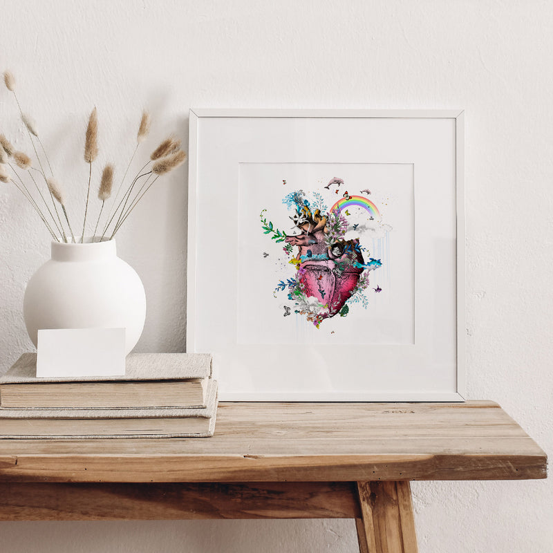 Heart of Nature - Art Print - Kristjana S Williams Studio