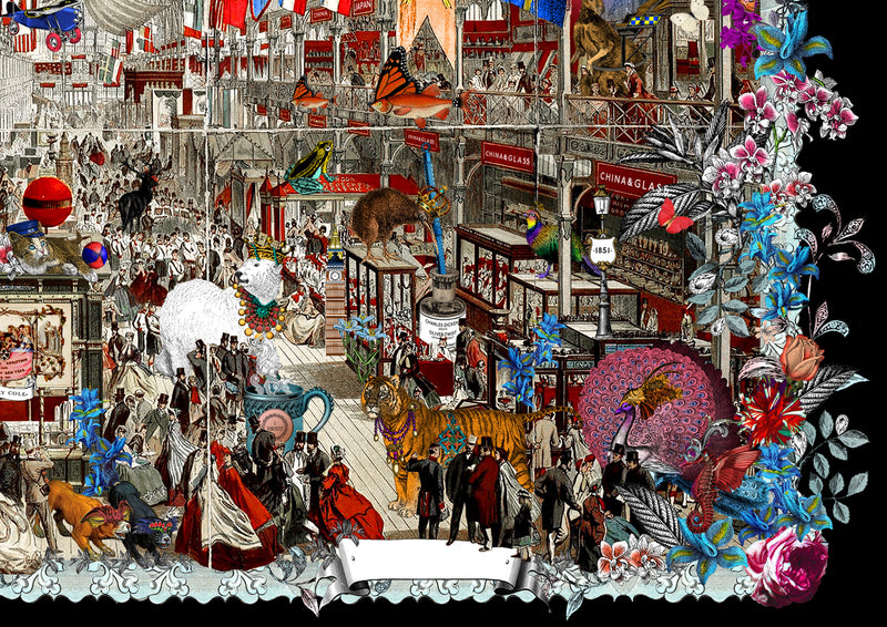 Henry Cole & The Great Exhibition 1851 - Art Print - Kristjana S Williams Studio