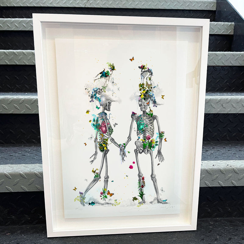 Holding Hands Andi - Art Print - Kristjana S Williams Studio